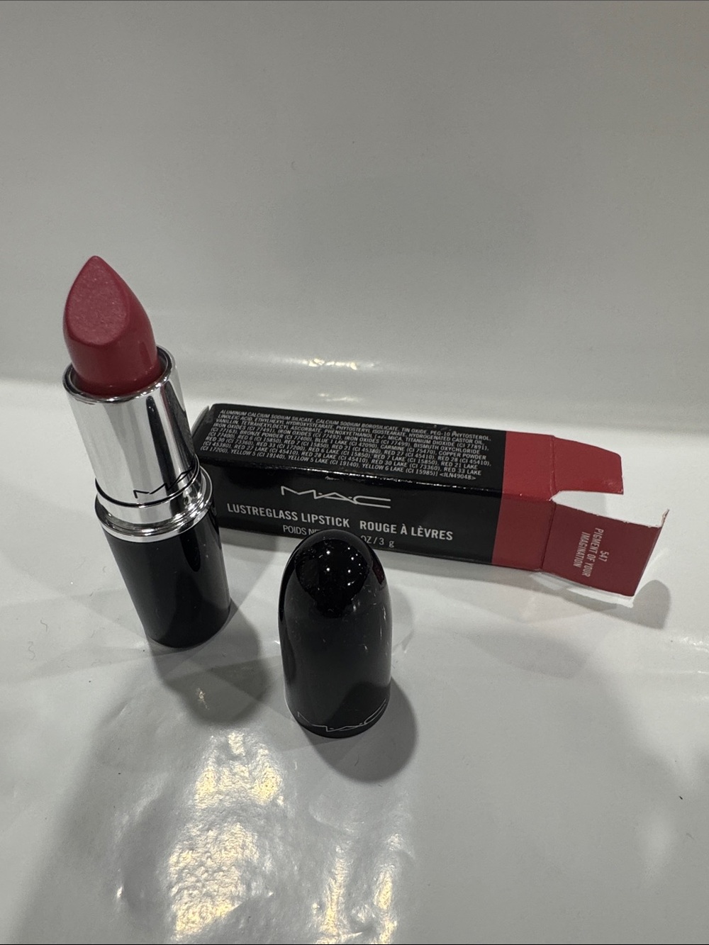 MAC Cosmetics Lustreglass Lipstick - Raspberry Pink